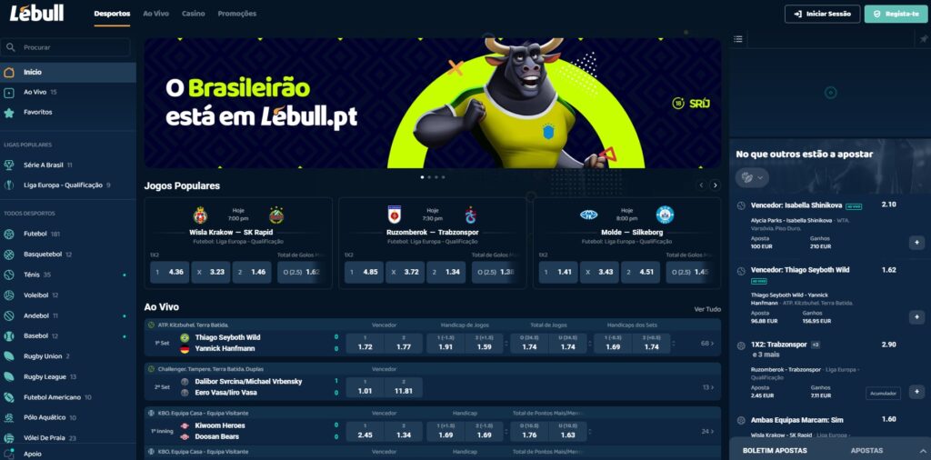 Lebull página inicial